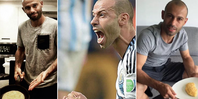 Hay que poner Huevo: Javier Mascherano junto a CAPIA